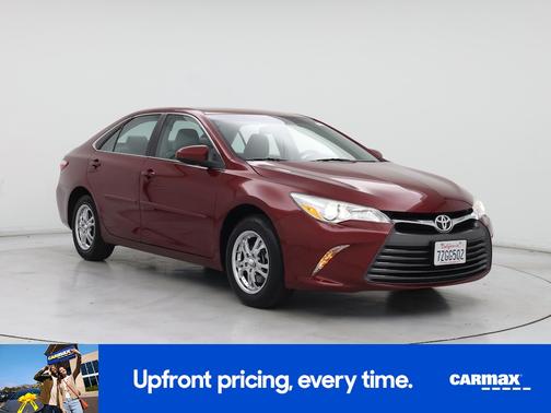 Red 2017 Toyota Camry LE