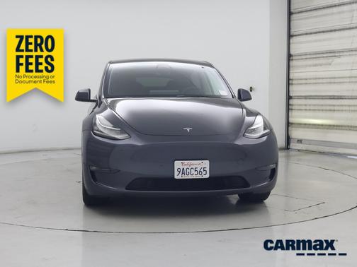 Gray 2022 Tesla Model Y Long Range