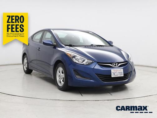 Blue 2015 Hyundai ELANTRA SE