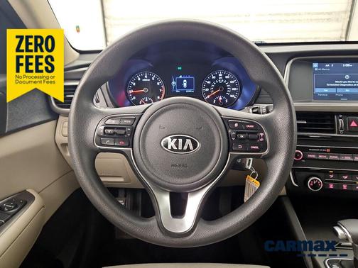White 2018 Kia Optima LX