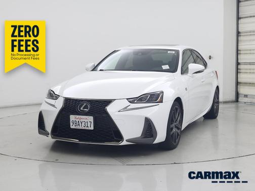 White 2019 Lexus IS 350 F-Sport