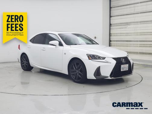 White 2019 Lexus IS 350 F-Sport