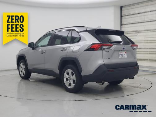 Silver 2021 Toyota RAV4 Hybrid XLE
