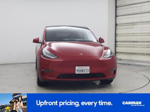 Red 2023 Tesla Model Y Long Range