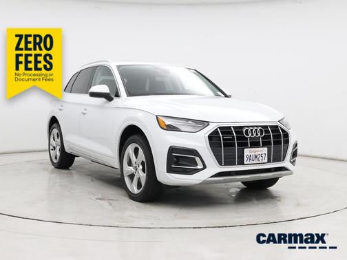 White 2021 Audi Q5 Premium Plus