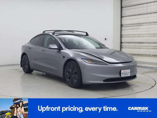 Silver 2025 Tesla Model 3 Long Range