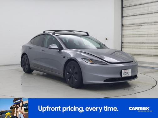Silver 2025 Tesla Model 3 Long Range