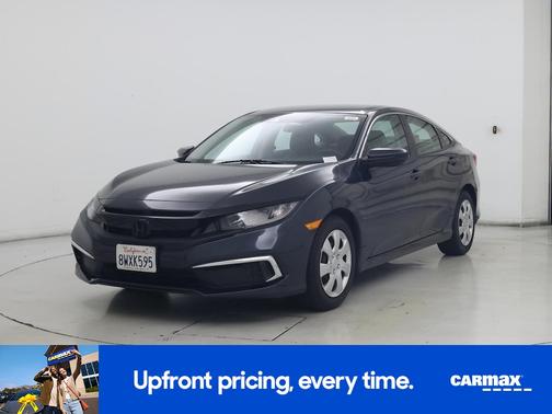 Black 2021 Honda Civic LX