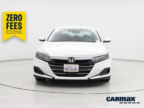 White 2021 Honda Accord LX