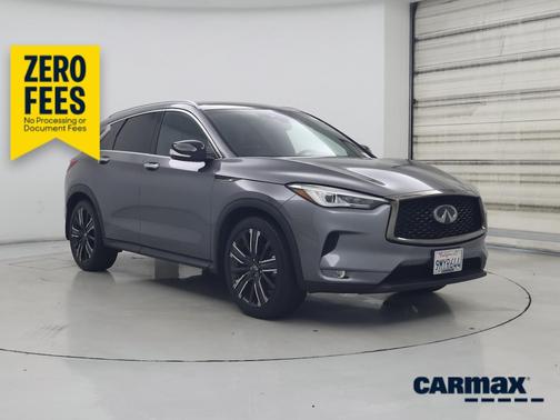Gray 2021 INFINITI QX50 Luxe