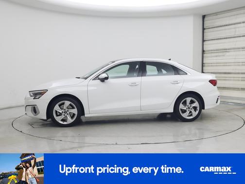 White 2023 Audi A3 Premium