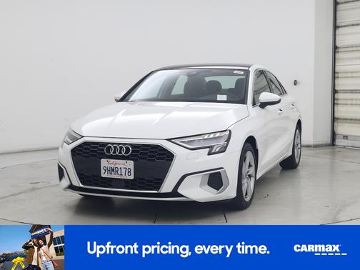 White 2023 Audi A3 Premium