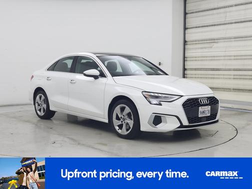 White 2023 Audi A3 Premium