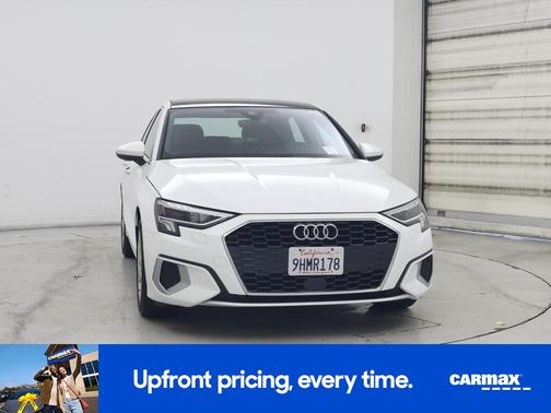 White 2023 Audi A3 Premium