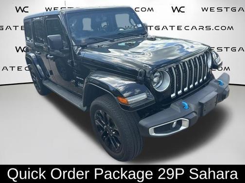 Black Clearcoat 2023 Jeep Wrangler 4xe Sahara