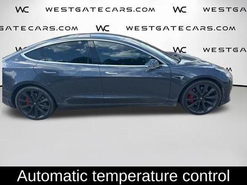 Gray 2020 Tesla Model 3 Performance