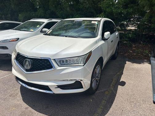 White 2018 Acura MDX 3.5L w/Technology Package