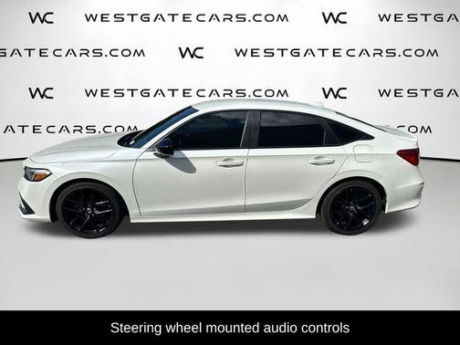 White 2022 Honda Civic Sport