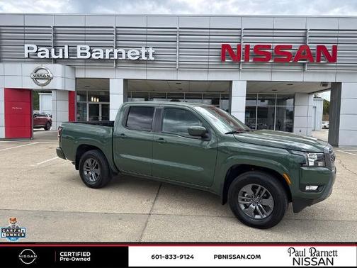 Tactical Green Metallic 2025 Nissan Frontier SV