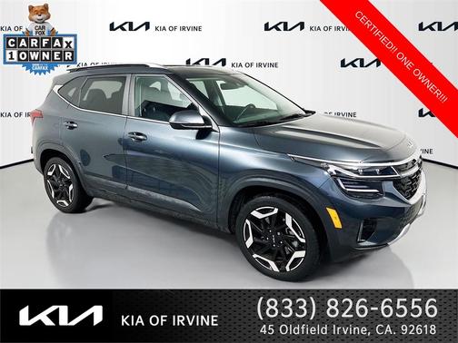 Gray 2024 Kia Seltos SX