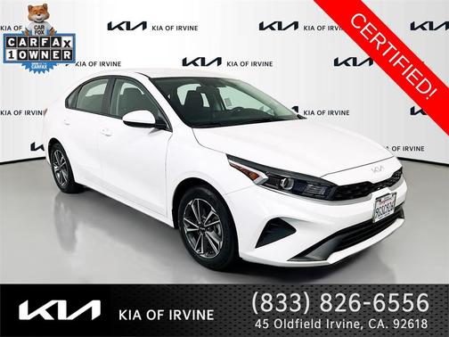 Snow White Pearl 2023 Kia Forte LXS
