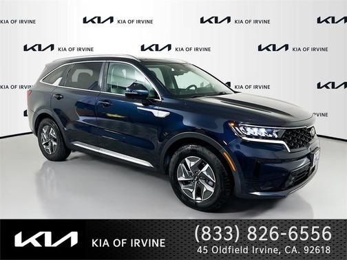 Blue 2021 Kia Sorento Hybrid EX