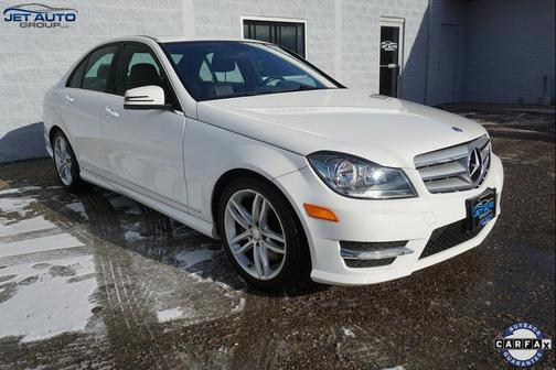 White 2013 Mercedes-Benz C-Class C 300 Sedan