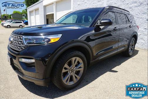 Agate Black Metallic 2022 Ford Explorer XLT