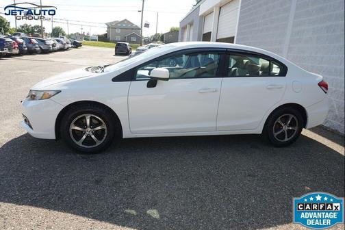 Taffeta White 2015 Honda Civic SE
