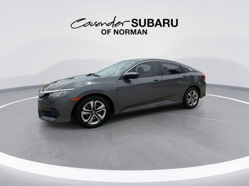 Lunar Silver Metallic 2017 Honda Civic LX