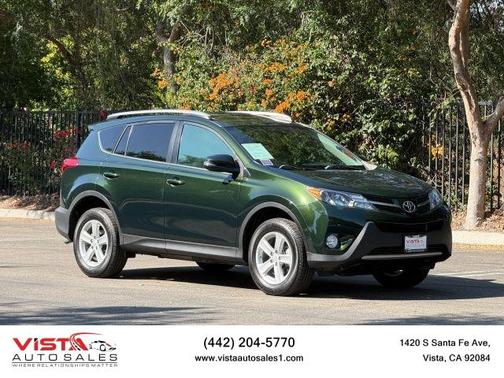 Spruce Green Mica 2013 Toyota RAV4 XLE