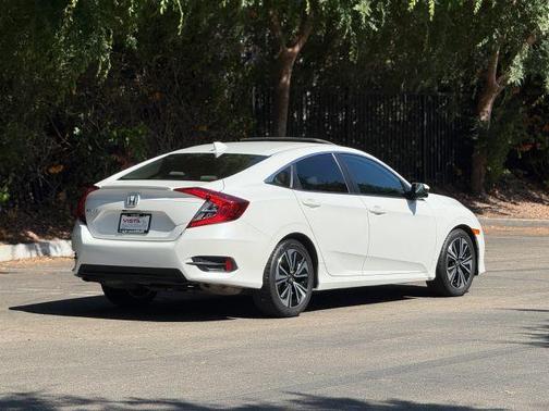 Pearl White 2016 Honda Civic EX-T