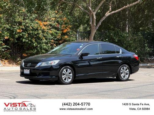 Black 2015 Honda Accord LX
