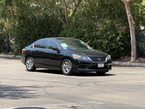 Black 2015 Honda Accord LX