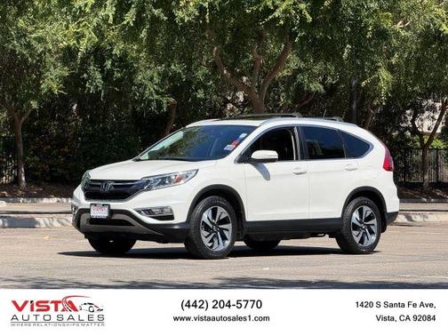 Pearl White 2016 Honda CR-V Touring