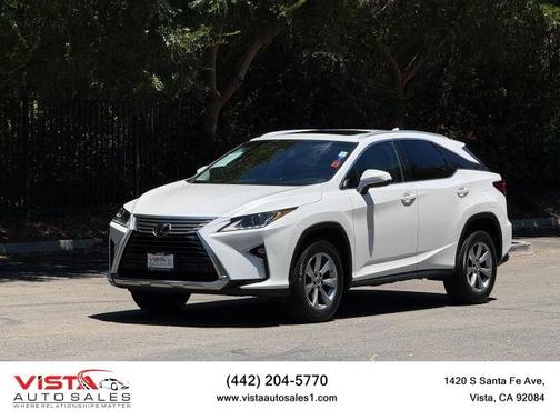White 2018 Lexus RX 350