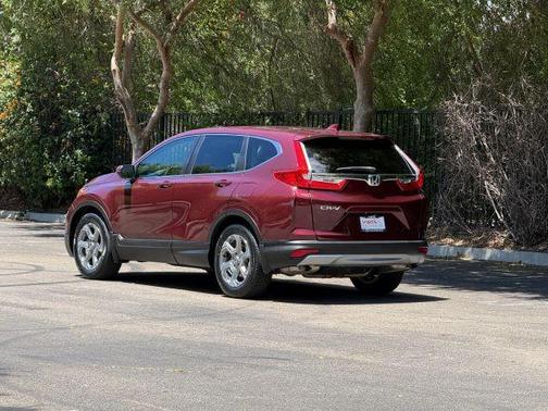 Burgundy 2017 Honda CR-V EX-L