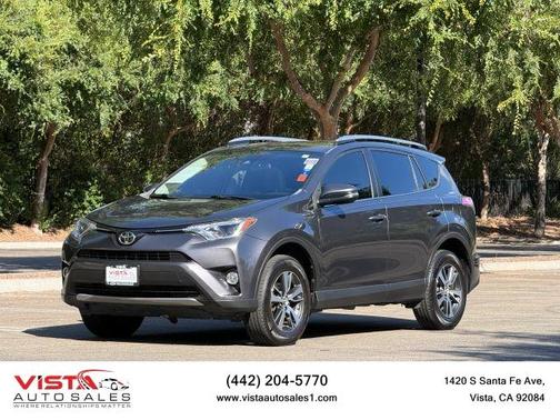Gray 2017 Toyota RAV4 XLE