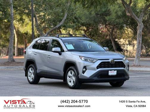 Silver 2021 Toyota RAV4 XLE