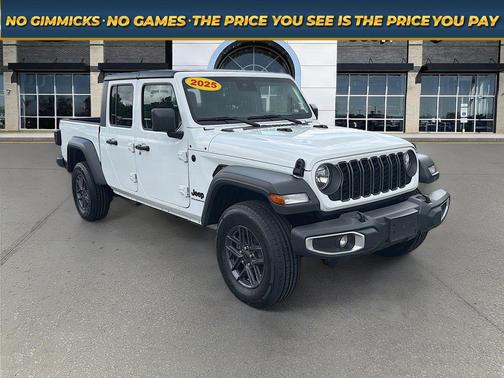 Bright White Clearcoat 2025 Jeep Gladiator Sport S