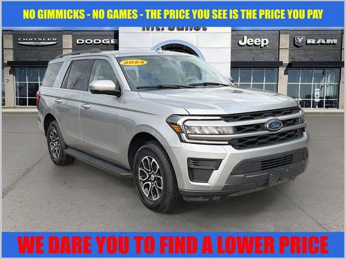 Silver Metallic 2024 Ford Expedition XLT