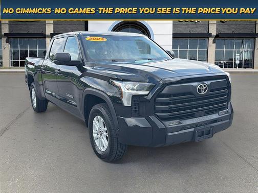 Midnight Black Metallic 2022 Toyota Tundra SR5