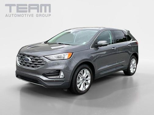 Gray Metallic 2021 Ford Edge Titanium