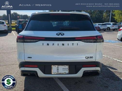 Majestic White 2025 INFINITI QX60 Luxe