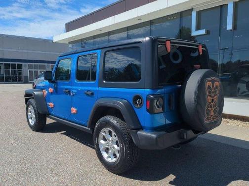 Hydro Blue Pearlcoat 2021 Jeep Wrangler Unlimited Sport