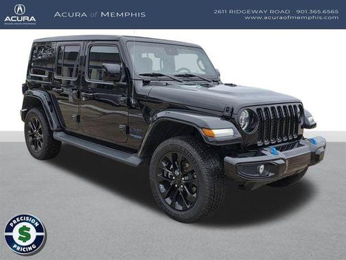 Black Clearcoat 2021 Jeep Wrangler Unlimited 4xe Sahara High Altitude
