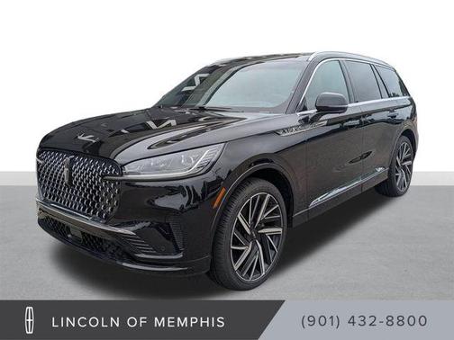 Infinite Black Metallic Clearcoat 2025 Lincoln Aviator Black Label AWD