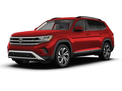 Aurora Red Metallic 2021 Volkswagen Atlas 2.0T SEL