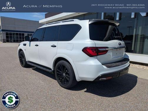 Moonstone White 2019 INFINITI QX80 Luxe