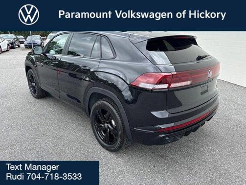 Black 2026 Volkswagen Atlas Cross Sport 2.0T SEL R-Line Black